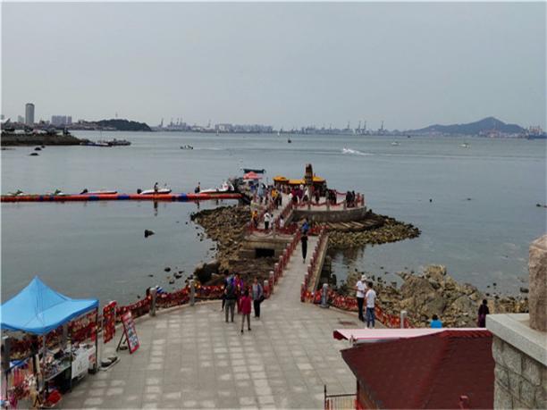 青岛海水浴场威海刘公岛八仙渡三日游
