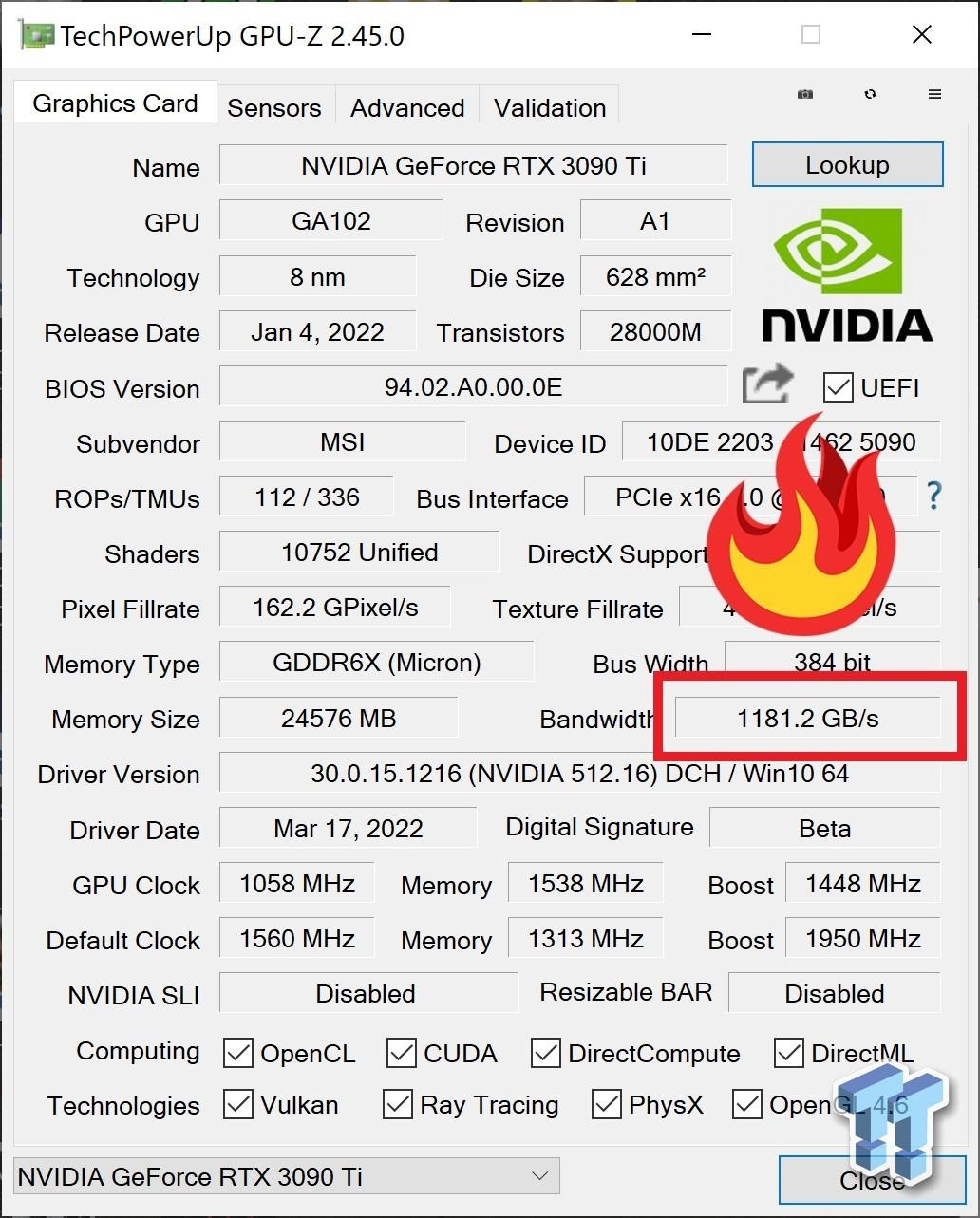 RTX3090Ti显存超频24GHz的挖矿性能飙升了25%  第1张