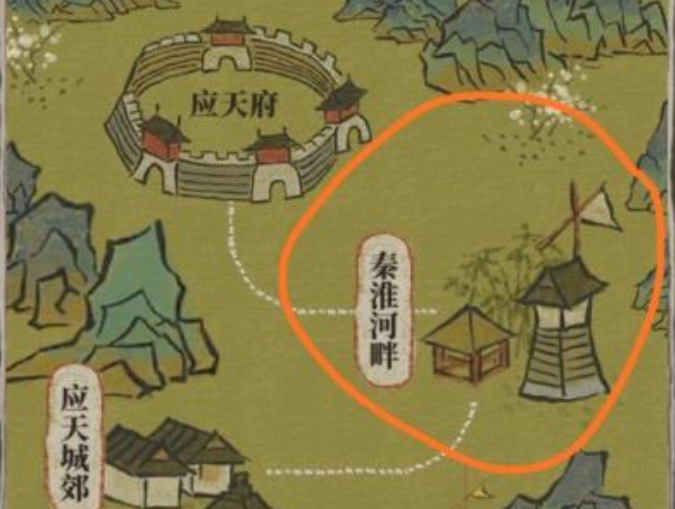 江南百景图原料纸分布地图位置介绍